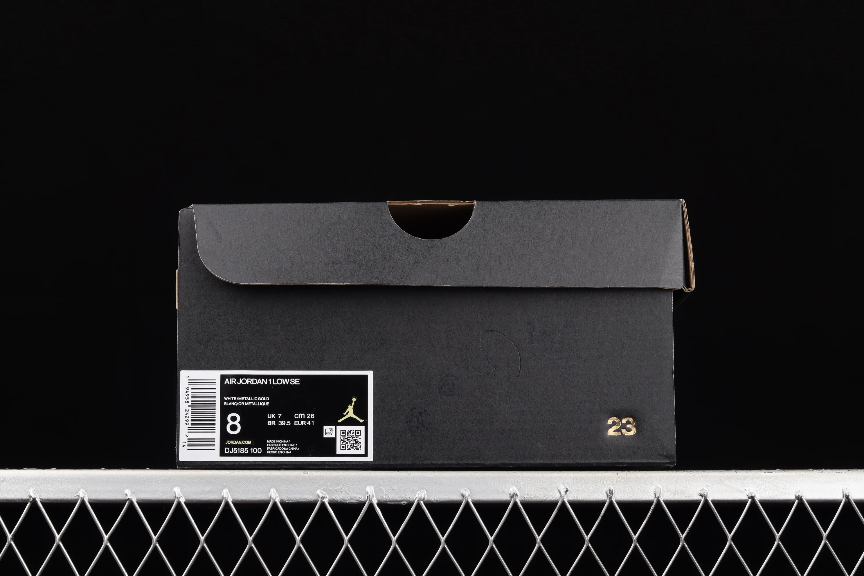 All categories Air Jordan Jordan series basketball shoes Air Jordan 1 Low G version pure original Air Jordan 1 Low AJ1 Joe 1 white red gold low-top cultural leisure sports sneakers DJ5185-100